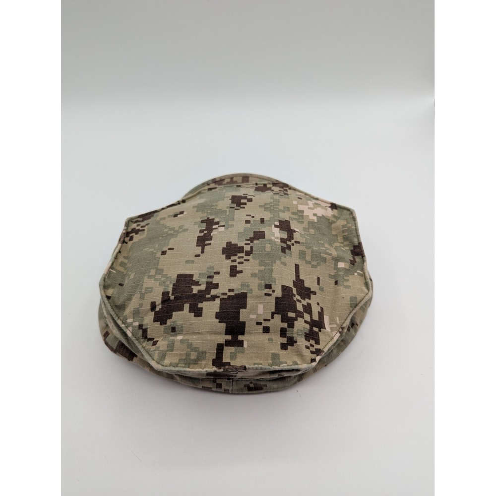 US Navy NWU Type III AOR2 Digital Camo 8 Point Utility Cover Hat Size 7 3/4 E-5 - Picture 3 of 7
